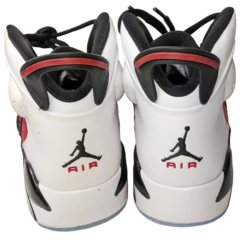 Nike Jordan 6-17-23 5.5Y womens 7 basketball sneaker shoe black white carmine - Picture 4 of 10